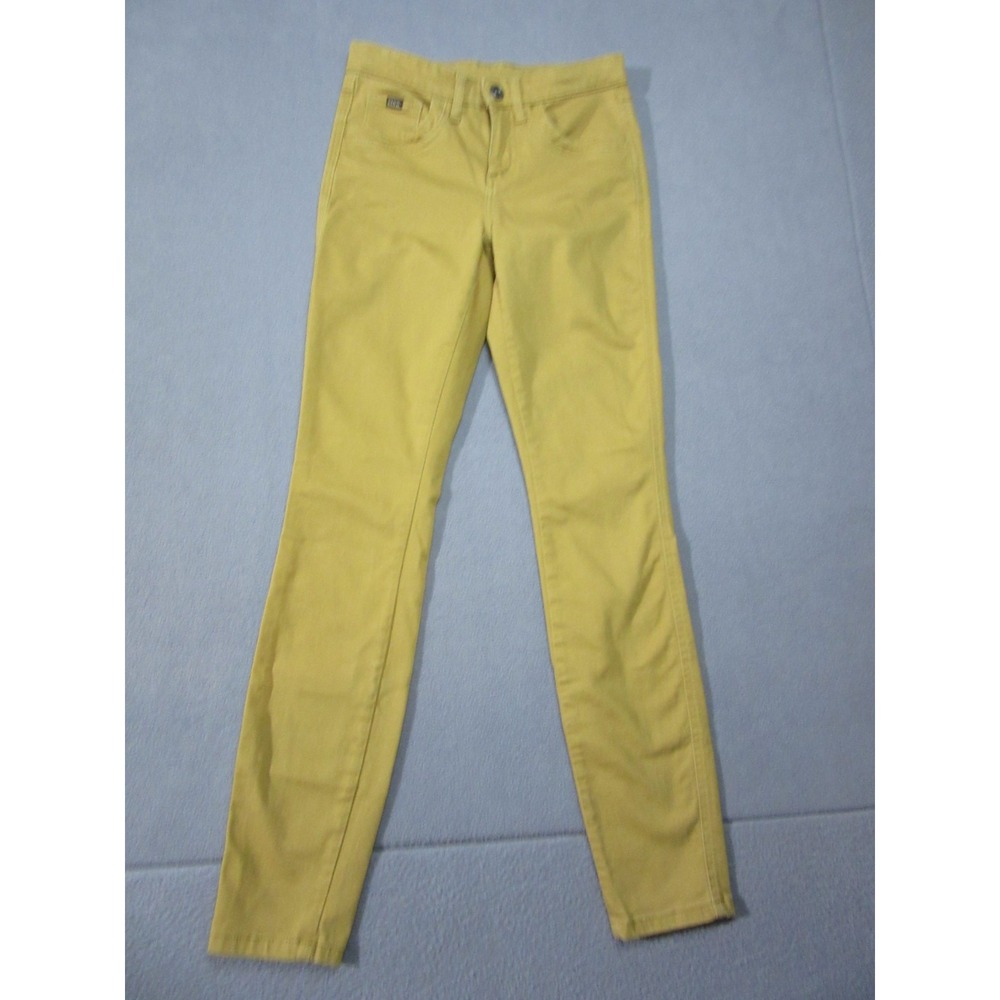 Kuhl Pants Womens 2 Yellow Stretch Chino Skinny Mid Rise Outdoor Hiking Fall